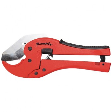 78412 | Ножницы для резки изделий из ПВХ, D до 42 мм, обрезиненная опорная рукоятка, порошковое покрытие рукояток, MATRIX-0