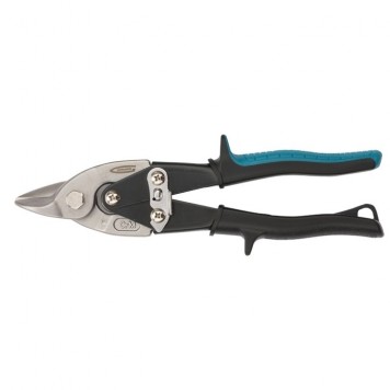 78327 | Ножницы по металлу, 230 мм, прямой усиленный рез (Bulldog), сталь СrMo, двухкомпонентная рукоятка-ки, GROSS PIRANHA-0