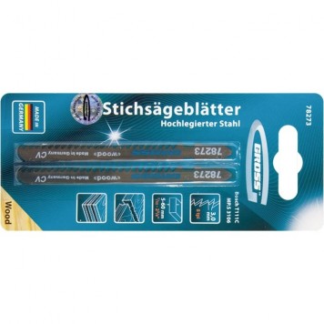 78273 | Полотна для электролобзика по дереву, 2 шт, ( 3106-T111C ), GROSS-0