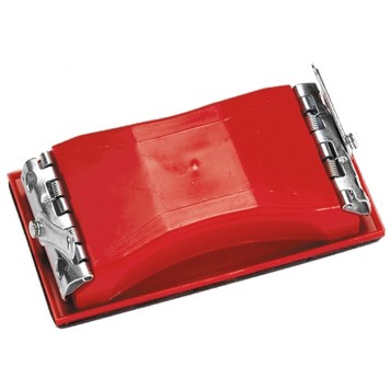 75820 | Брусок для шлифования, 160 х 85 мм, пластиковый с зажимами, MATRIX-0