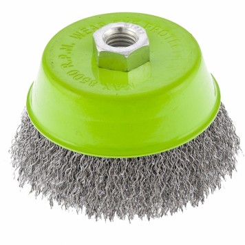 746057 | Щетка для УШМ, 100 мм, М14, "чашка", витая проволока, СИБРТЕХ-0