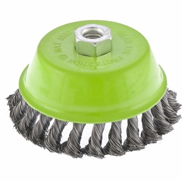 746247 | Щетка для УШМ, 75 мм, М14, "чашка", крученая металлическая проволока, СИБРТЕХ-0