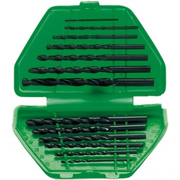 723455 | Набор сверл по металлу, 1,5-6,5 мм, (через 0,5 мм), 13 шт, пластиковый бокс, цилиндрический хвостовиковик, SPARTA-0
