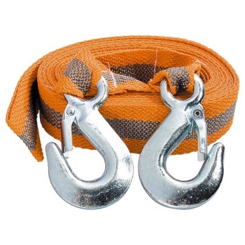54375 | Трос буксировочный 5 т, 2 крюка, пакет, STELS-0