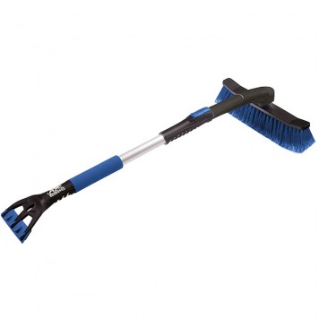 55324 | Щетка-сметка для снега со скребком телескопическая, БАРС-0