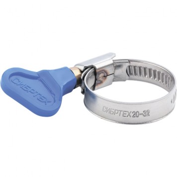 47553 | Хомуты металлические элемент крепления с формой ключа 40-60 мм, 50 штук в упаковке, СИБРТЕХ-0