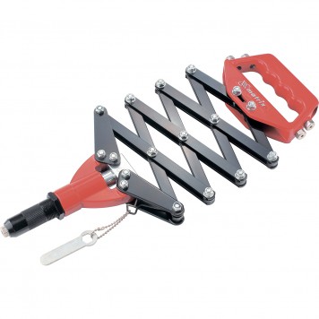 405505 | Заклепочник, 800 мм, "Гармошка", усиленный, заклепки 2,4-3,2-4,0-4,8 мм, MATRIX-1