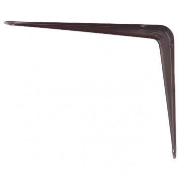 94027 | Кронштейн угловой с ребром, 250 х 300 мм, коричневый, СИБРТЕХ-0