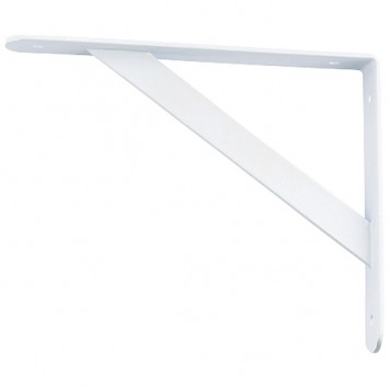 94048 | Кронштейн усиленный, 500 х 350 х 30 х 4 мм, белый, СИБРТЕХ-0