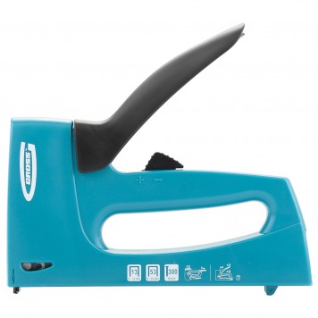 41003 | Степлер мебельный, пластиковый корпус, регулировка удара, тип скобы: 13, 53, 300, 6-16 мм, GROSS-0