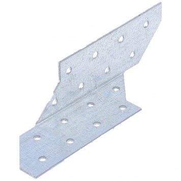 46522 | Держатель балки левый, 2 мм, 210 х 40 х 40 мм, цинк, СИБРТЕХ-0