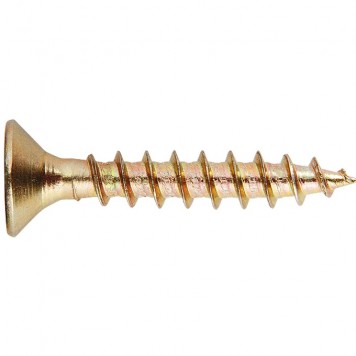 49480 | Саморезы универсальные 4,5 х 60, потайная головка, PZ, желтопассивированные 7 шт, ШУРУПЬ-0