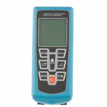 38001 | Дальномер лазерный Kompakt 70, от 0,05 до 70 м, функц. Пифагора, площадь, объем, таймер, GROSS-0