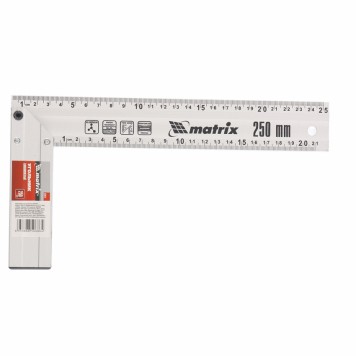 32472 | Угольник, 300 мм, алюминиевый, литой, MATRIX-0