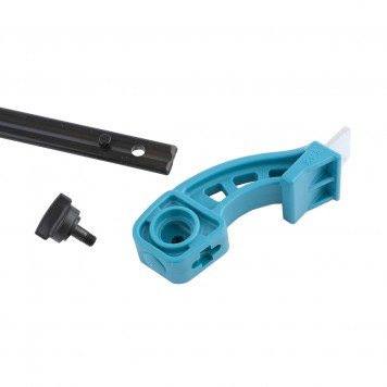 20701 | Струбцина реечная быстрозажимная 24, пистолетного типа, пошаговый механизм, пластиковый корпус, 600 мм, GROSS-4