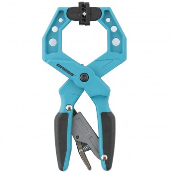 20801 | Струбцина клещеобразная 1-1/2, пластиковый корпус, храповой механизм жесткой фиксации, 38 мм, GROSS-2