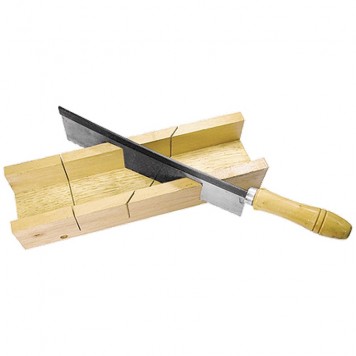 222305 | Стусло, 300 х 60 мм, деревянное, пила, 250 мм, SPARTA-0