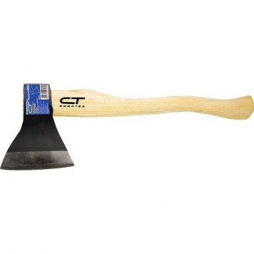 21621 | Топор 1000 г, в сборе, кованый, деревянное топорище, СИБРТЕХ ТП11-10-0