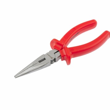 17193 | Длинногубцы прямые 180 мм, шлифованные, пластмассовые рукоятки, MATRIX ECONOM-2