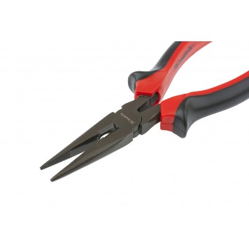 17160 | Длинногубцы прямые 180 мм, двухкомпонентные рукоятки, MATRIX BLACK NICKEL-3