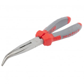 17404 | Длинногубцы изогнутые, 200 мм, двухкомпонентные рукоятки, MATRIX PROFESSIONAL-1