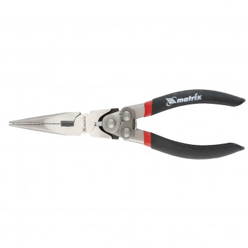 17128 | Длинногубцы прямые, Energies, 200 мм, двойной рычажный механизм, MATRIX MASTER-0