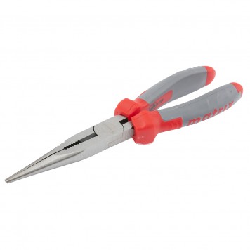 17122 | Длинногубцы прямые, 160 мм, двухкомпонентные рукоятки, MATRIX PROFESSIONAL-1