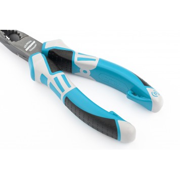 17170 | Длинногубцы прямые 170 мм, трехкомпонентные рукоятки, GROSS-2