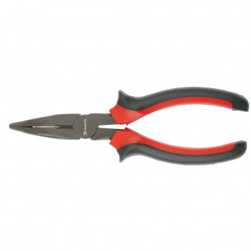 17458 | Длинногубцы изогнутые 160 мм, двухкомпонентные рукоятки, MATRIX BLACK NICKEL-0