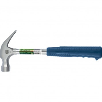 10438 | Молоток-гвоздодер, металлическая трубчатая обрезиненная рукоятка, вес 560 г, боек 29 мм, СИБРТЕХ-0