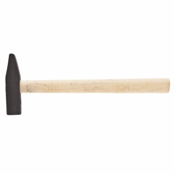 10263 | Молоток слесарный, 300 г, квадратный боек, деревянная рукоятка Россия, РОССИЯ-0