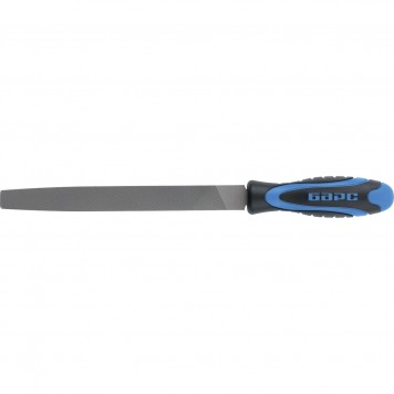 15841 | Напильник плоский 200 мм, двухкомпонентная рукоятка, БАРС-0