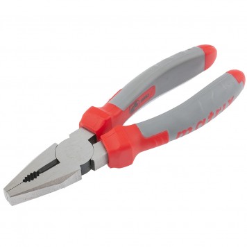 16943 | Плоскогубцы комбинированные, 180 мм, двухкомпонентные рукоятки, MATRIX PROFESSIONAL-1
