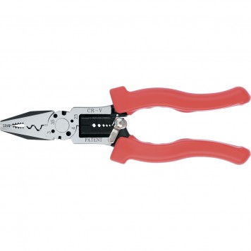 16921 | Плоскогубцы комбинированные, 200 мм, CrV, многофункциональные, полированные, MATRIX-0