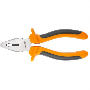16968 | Плоскогубцы комбинированные, 180 мм, шлифованные, двухкомпонентные рукоятки, SPARTA COMFORT-0