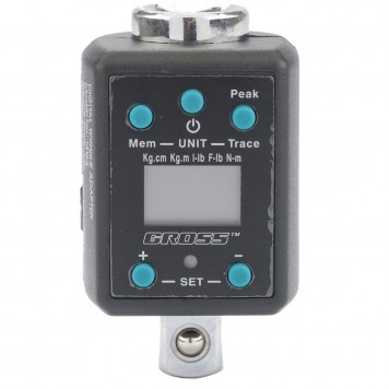 14164 | Ключ адаптер динамометрический электронный 40-200 Нм, 1/2, GROSS-0