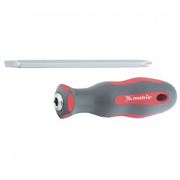 11991 | Отвертка комбинированная, двухкомпонентная рукоятка, SVсм, 2 шт, MATRIX-0