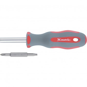 11987 | Отвертка комбинированная двухсторонняя, 4 в 1, MATRIX-0