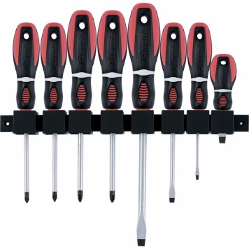 13380 | Набор отверток "Era", 8 шт, CrV, трехкомпонентная рукоятка, MATRIX-0