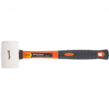 11128 | Киянка резиновая, 225 г, белая резина, фибергласовая рукоятка, SPARTA-0