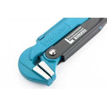 15603 | Ключ трубный рычажный 1,5, №2, цельнокованый, CrV, тип "L", GROSS-1