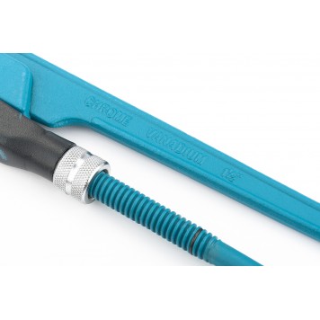 15603 | Ключ трубный рычажный 1,5, №2, цельнокованый, CrV, тип "L", GROSS-2