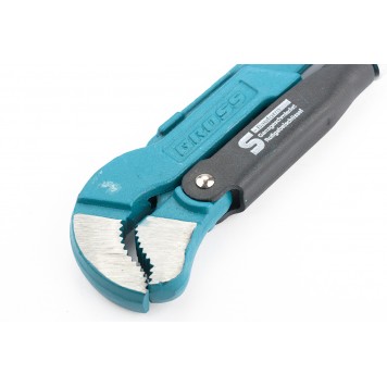 15611 | Ключ трубный рычажный 1, №1, цельнокованый, CrV, тип "S", GROSS-1