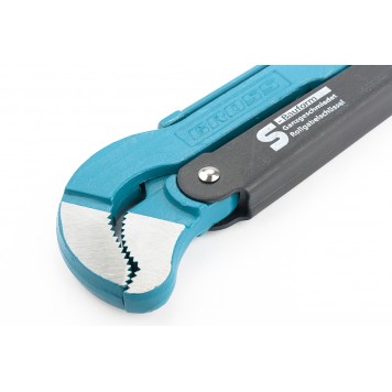 15616 | Ключ трубный рычажный 3, №4, цельнокованый, CrV, тип "S", GROSS-1