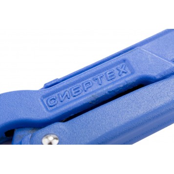 15740 | Ключ трубный рычажный, 405 х 37 мм, с изогнутыми губками, СИБРТЕХ-2