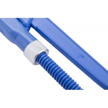 15744 | Ключ трубный рычажный, 545 х 50 мм, с изогнутыми губками, СИБРТЕХ-1