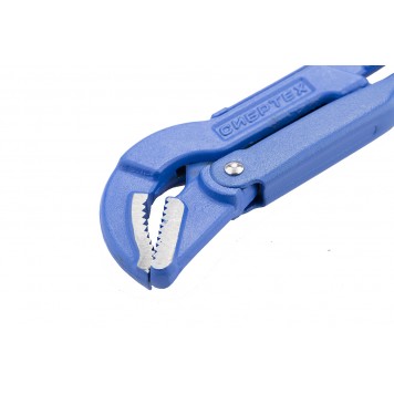 15744 | Ключ трубный рычажный, 545 х 50 мм, с изогнутыми губками, СИБРТЕХ-3