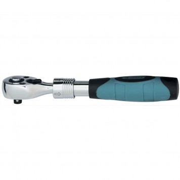 14072 | Ключ телескопический трещоточный 3/8, 215-315 мм, CrV, хромированная, двухкомпонентная рукоятка, GROSS-0