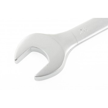 15217 | Ключ комбинированный, 24 мм, CrV, матовый хром, STELS-1