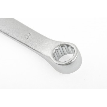 15206 | Ключ комбинированный, 10 мм, CrV, матовый хром, STELS-1